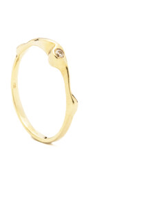 Vika Mayzel Zlatý zásnubní prsten Lori od Viky Mayzel