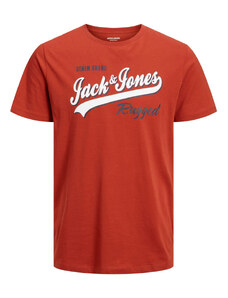 Jack and Jones Tričko Logo červené