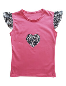 Damipa Baby Kojenecké tričko GEPARD růžové