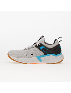 Pánské běžecké tenisky Under Armour Project Rock 5 Gray Matter/ Black/ Blue Surf