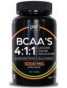 QNT BCAA S 4:1:1 + Glutamin - 180 kapslí mas0032