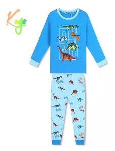 Chlapecké pyžamo Kugo MP1338 - modrá, světlé kalhoty