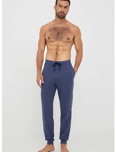 Kalhoty BOSS fialová barva