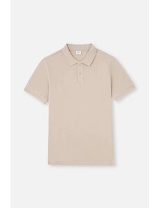 Dagi Stone Polo Neck Pique T-Shirt