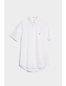 KOŠILE GANT REG MICRO DOT POPLIN SS SHIRT bílá M