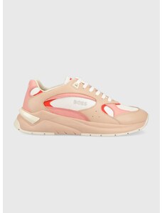 Sneakers boty BOSS Skylar růžová barva, 50498582