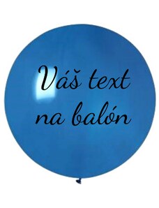 Personal Balón s textem - Modrý 80 cm