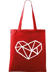 Roni Syvin + Adler/Malfini Ručně malovaná menší plátěná taška - Roztříštěné srdce