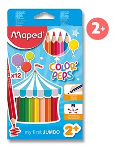 Trojhranné pastelky Maped Color Peps Star Jumbo 12ks