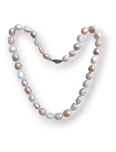 Náhrdelník z barevných říčních perel - Meucci SPS011N