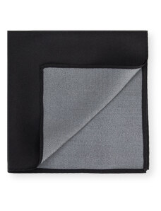 Jednobarevný hedvábný kapesníček Wittchen, černá, hedvábí