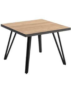 Ořechový odkládací stolek Marckeric Sindi 60 x 60 cm