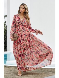 Arth Květované dlouhé šaty Leyla