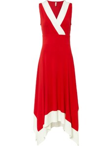 bonprix Šaty se širokou sukní, v délce midi Červená