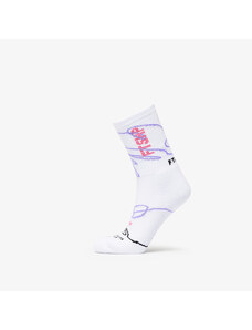 Pánské ponožky Footshop The Skateboard Socks White/ Pink