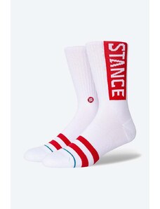 Ponožky Stance OG bílá barva, M556D17OGG-WHR