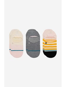 Ponožky Stance Absolute 3-pack dámské, šedá barva, W145A22ABS-LAV
