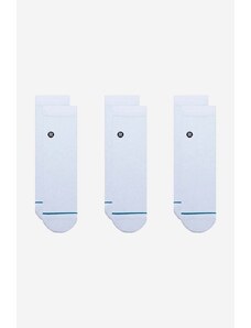 Ponožky Stance Icon Quarter 3-pack bílá barva, A356A21IQP-WHT