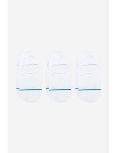 Ponožky Stance Icon No Show 3-pack pánské, bílá barva, A145A23ICO-WHT