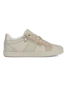 Kožené sneakers boty Geox D BLOMIEE E béžová barva, D366HE 0EKBC C5004