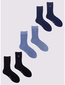 Yoclub Man's Mens' Socks Colours 3-Pack SKA-0127F-AA0B