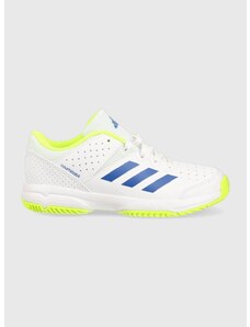 Dětské sneakers boty adidas Performance COURT STABIL JR bílá barva