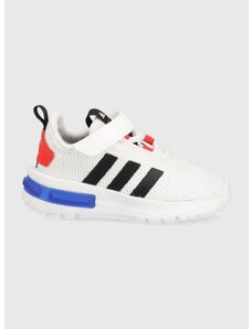 Dětské sneakers boty adidas RACER TR23 EL I bílá barva