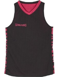 WMNS Spalding Essential Reversible Shirt / Černá, Růžová / M