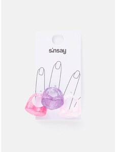 Sinsay - Sada 3 prstenů - vícebarevná