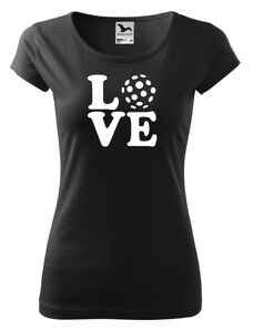 Fenomeno Dámské tričko Love florbal - černé