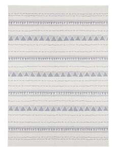NORTHRUGS - Hanse Home koberce Kusový koberec Twin Supreme 103752 Bahamas Cream/Blue – na ven i na doma - 80x150 cm