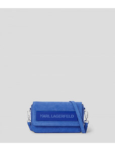 Karl Lagerfeld K/Essential K Sm Flap Shb Sued Royal Blue, Crossbody Bag