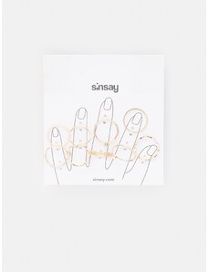 Sinsay - Sada 9 prstenů - zlatá