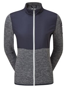 FootJoy Full-Zip Space Dye Midlayer S blue Damske