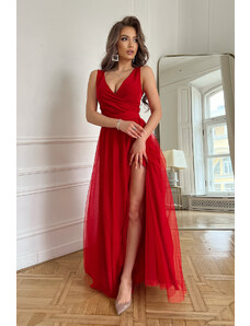Červené šaty na maturitní ples | 300 kousků - GLAMI.cz