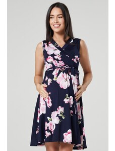 Letní těhotenské a kojící šaty 3v1 Happy Mama magnolie