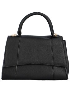 MaxFly Elegantní dámská koženková kabelka do ruky Lokera, černá