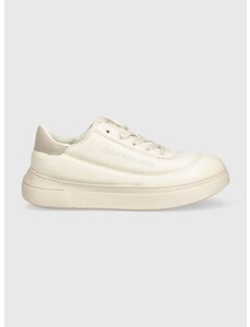 Dětské sneakers boty Calvin Klein Jeans béžová barva