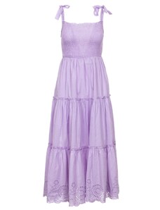 Guess dámské šaty lila s madeirou