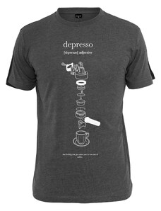 MT Men Depresso Tee dřevěné uhlí