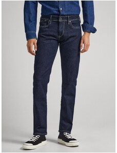 Tmavě modré pánské slim fit džíny Pepe Jeans Hatch - Pánské