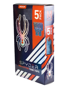 5PACK SPYDER sada 5x pánské sportovní tílko tričko PRO Cotton tee