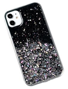 WOZINSKY Wozinsky Star Glitter silikonové pouzdro pro Apple iPhone 11 černá