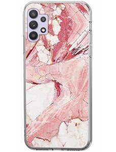 WOZINSKY Wozinsky Marble silikónové pouzdro pro Samsung Galaxy A32 5G růžová