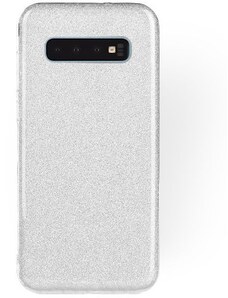 IZMAEL.eu Třpytivé pouzdro pro Samsung Galaxy S10 stříbrná