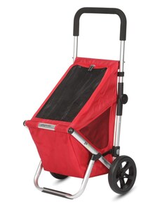 Nákupní vozík na kolečkách Playmarket Go Fun 48 l červená
