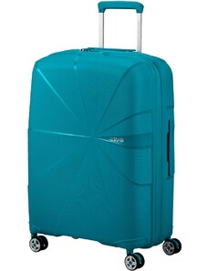 American Tourister Starvibe 67cm Spinner rozšiřitelný Modrý Verdigris