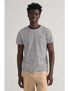 TRIČKO GANT STRIPED SS T-SHIRT modrá XS