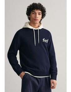 SVETR GANT RELAXED LETTERMAN C-NECK modrá M