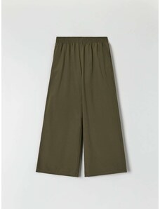 Sinsay - Volné kalhoty - tmavě zelená